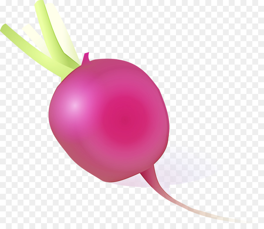 rapaccio di palloncino di verdure rosa ravanello - 
