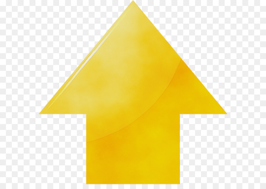 yellow triangle triangle paper