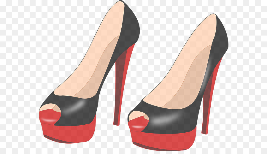 scarpe tacchi alti pompa base scarpa rossa - 