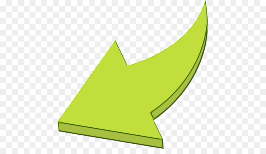Grünes Clip-Art-Blatt-Dreieck-Schriftart - 