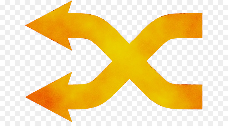 Logo del simbolo del carattere di clip art giallo - 
