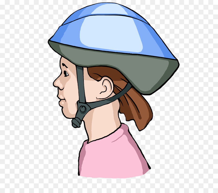 Cartoon Spitzenkappenhelm Kopfbedeckungsclipstechnik - Fahrradhelm mit Gesichtsschutz png