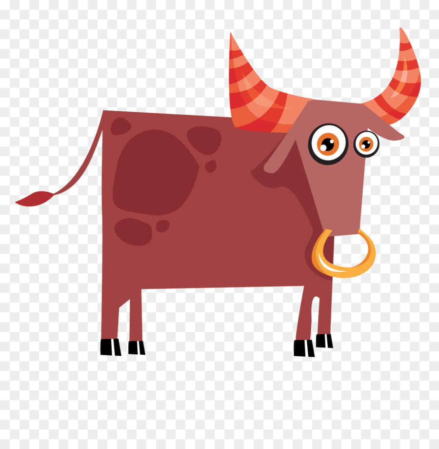 Bovine Bull clip nghệ thuật hoạt hình chăn nuôi - Kim ngưu