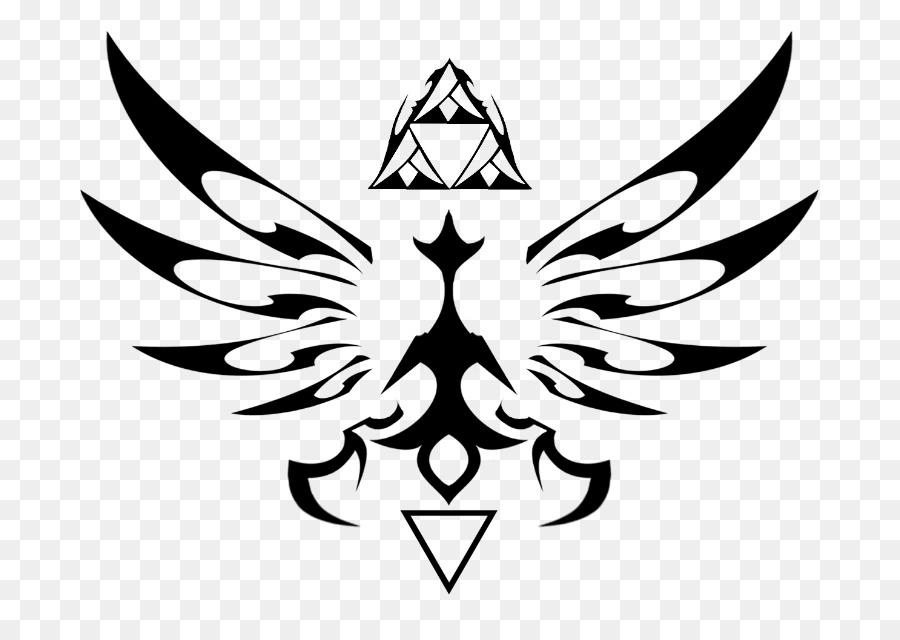 emblem black-and-white symbol crest wing