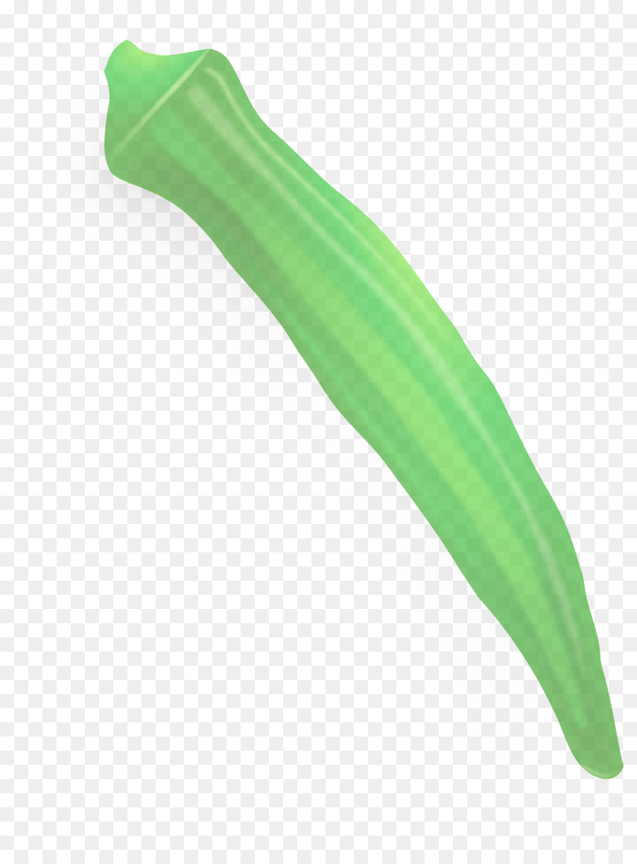 grüne Gemüsepflanze Okra - 