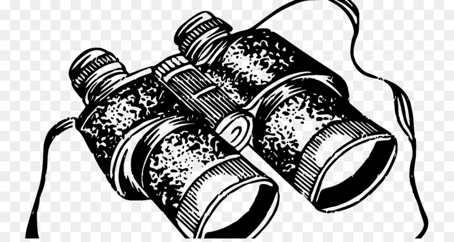 binoculars optical instrument black-and-white cylinder
