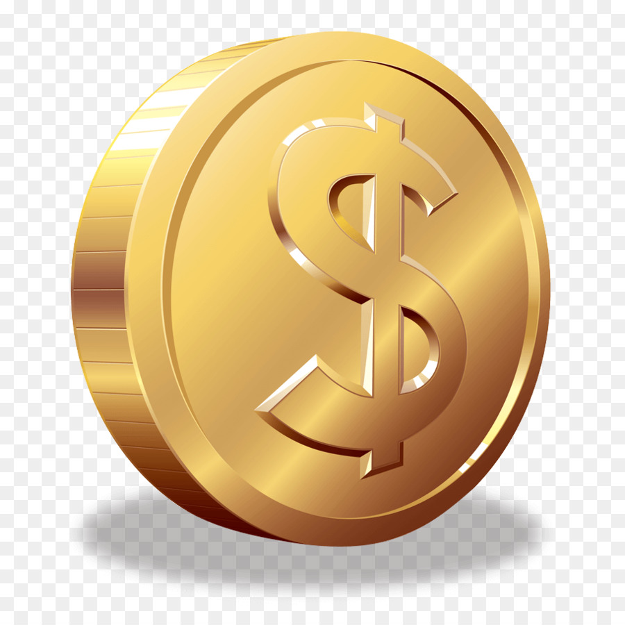 Simbolo di valuta Metallo - Simboli Gold Coin.
