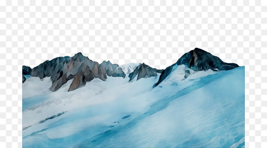 morfologia montuosa glaciale landform glaciale ghiacciaio di montagna calotta polare - 