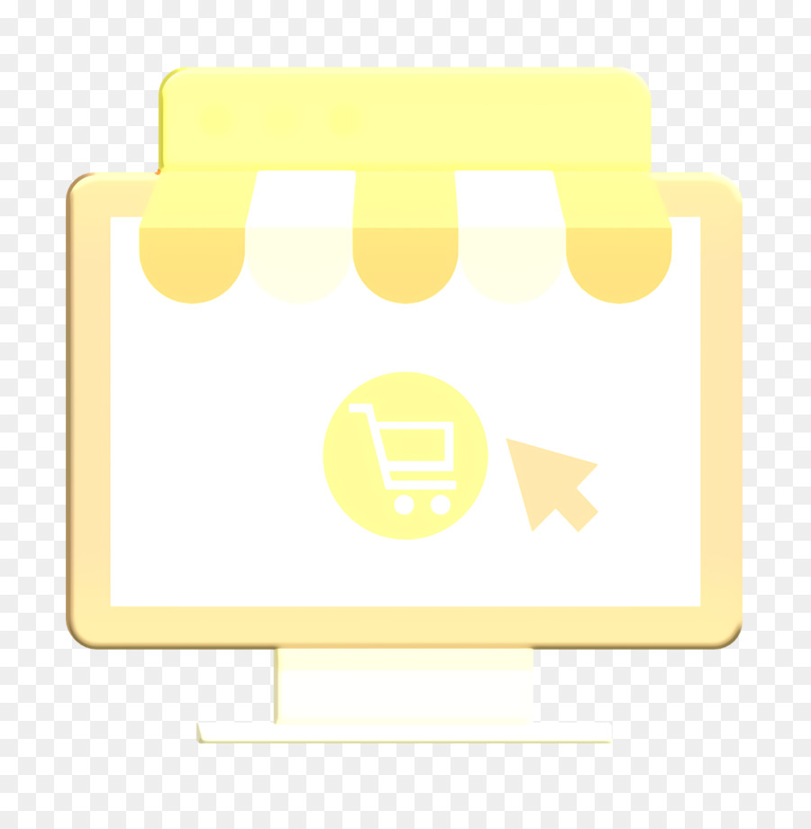 Monitor-Symbol Digital Marketing-Symbol Online-Shop-Symbol - 