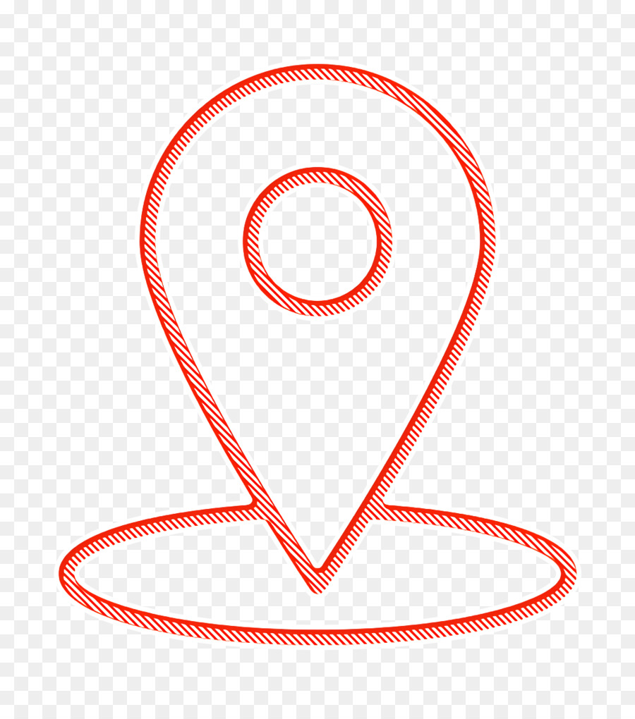Icona segnaposto GPS Icon SEO e icona di marketing - 