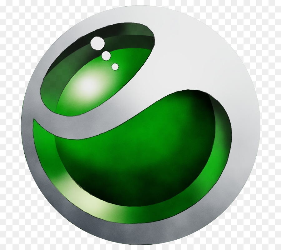 grünes Auge Kreissymbol Schriftart - 