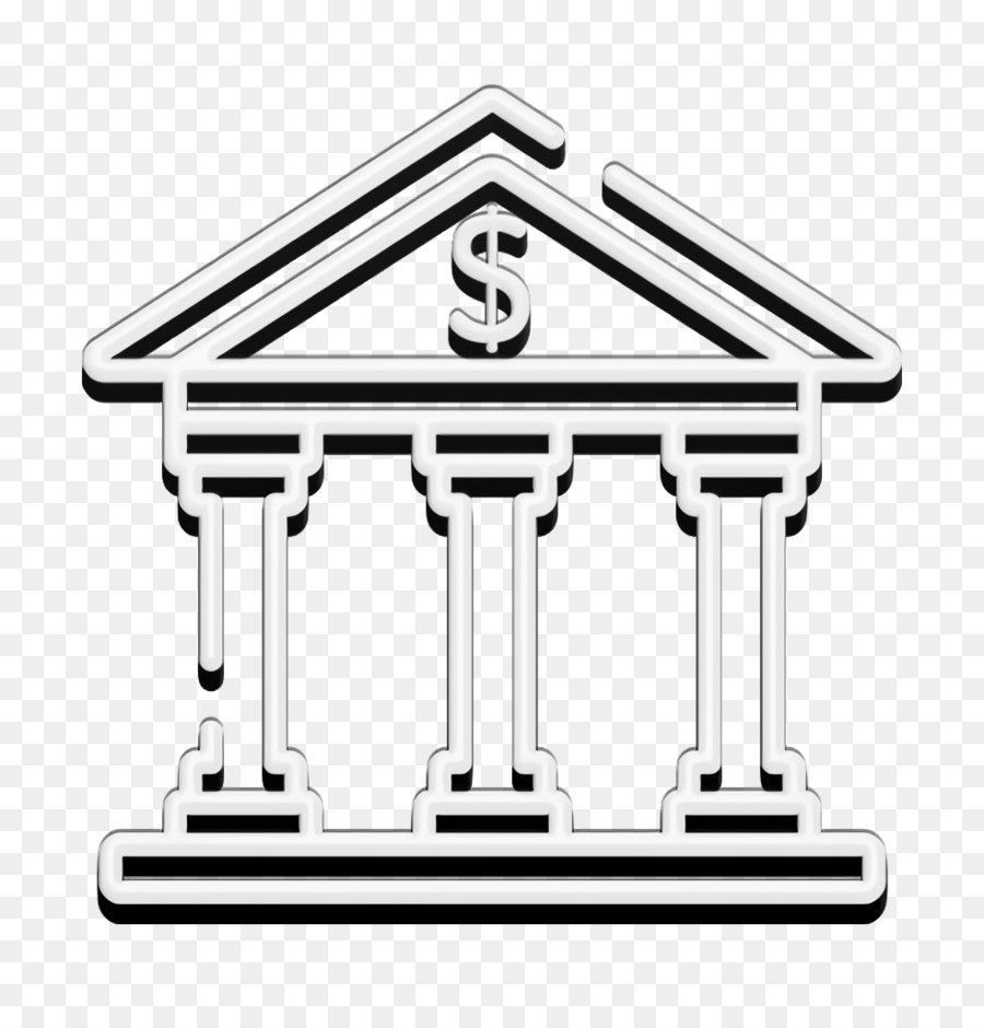 Bank-Symbol Finanzen-Symbol - 