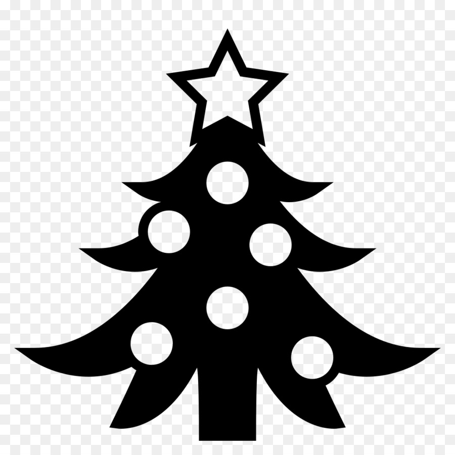 Weihnachtsbaum - Silhouette Weihnachtsbaum