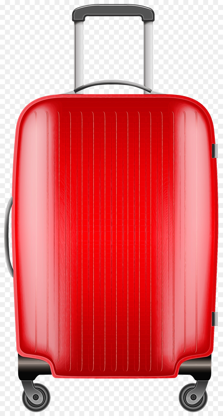 Gepäckgepäck Gepäckgepäck und Taschen des Koffers rot - 