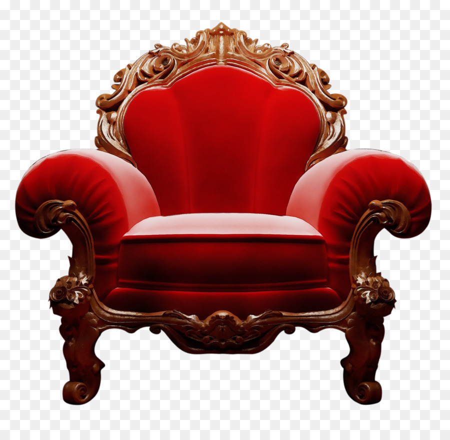 sedia mobili trono rosso antico - 