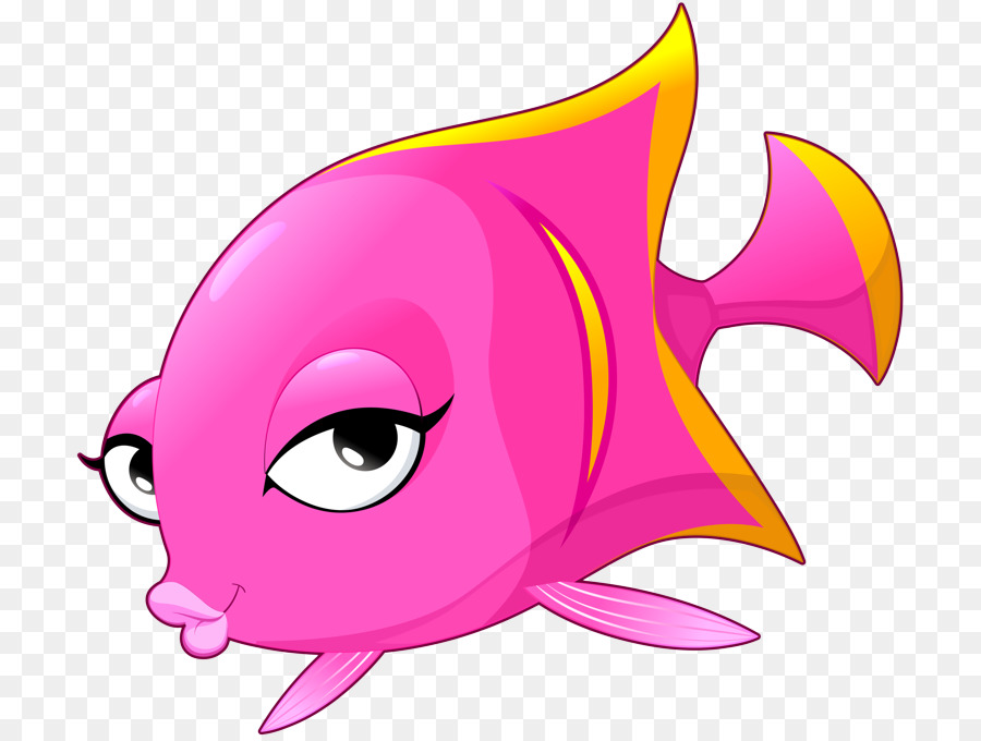 pink fish cartoon clip art fish png download - 761*675 - Free Transparent  Pink png Download. - CleanPNG / KissPNG