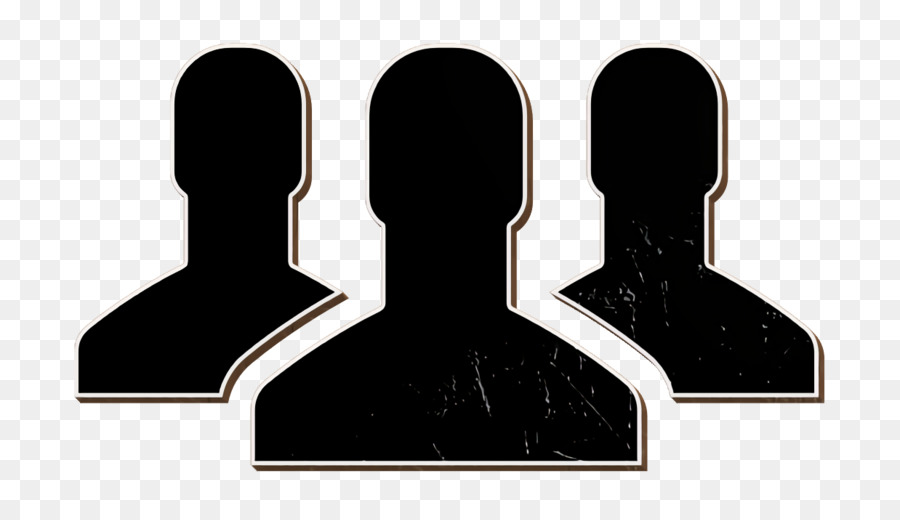 Menschliche silhouette icon gruppe ikone menschen ikone - 