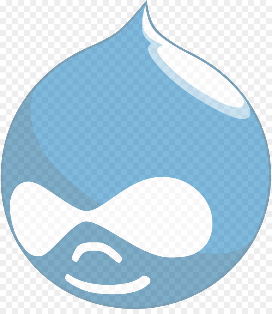 blaues aqua clip art drop logo - 