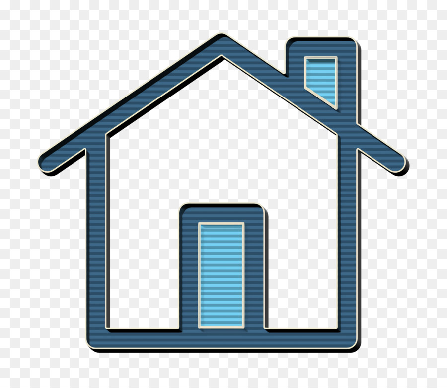 Icona di interfaccia web di colore lineare Icona dell'icona di casa dell'icona di casa - 