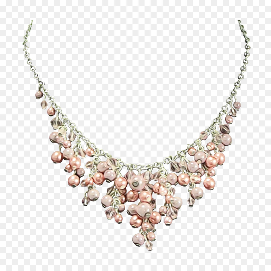 jewellery necklace body jewelry pink chain