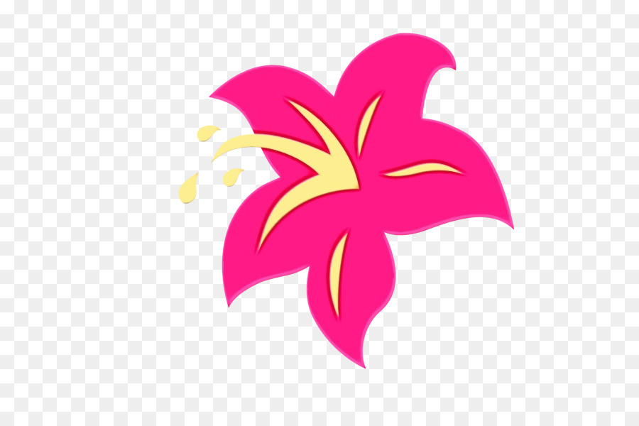 fiore rosa della pianta del petalo della foglia - 