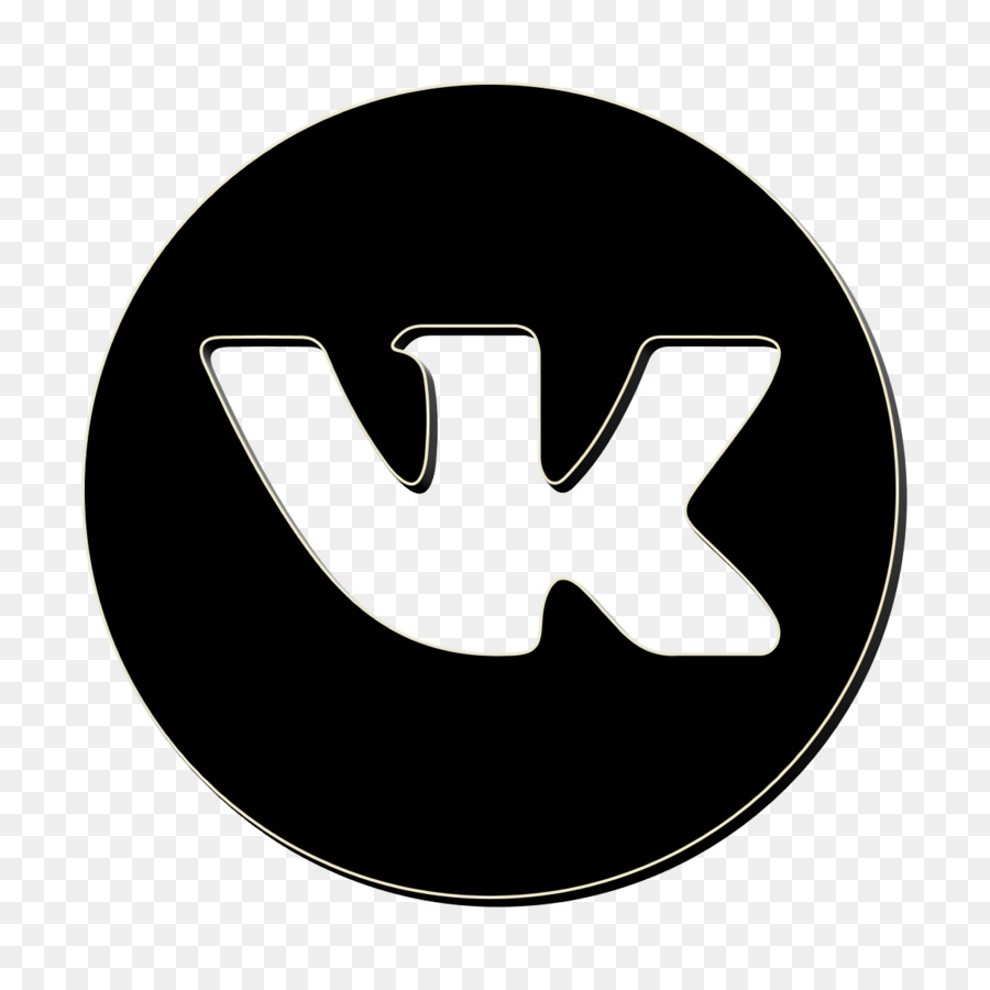 Soziales Symbol der sozialen Ikone VK soziales Logo-Symbol - 