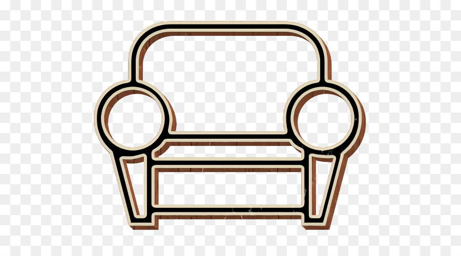 Möbelikone Haus-Symbolsitz-Symbol - 
