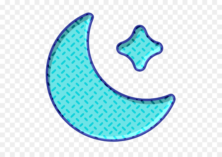 Mond-Symbol Mondlicht-Symbol Nacht-Symbol - 