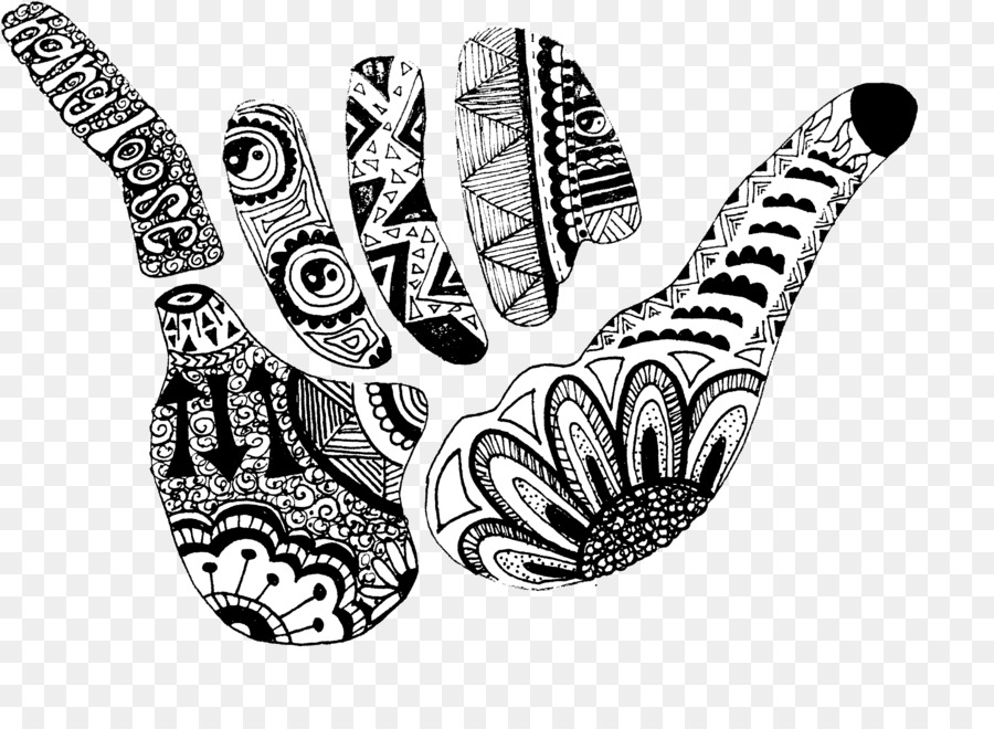 pattern black-and-white visual arts hand font