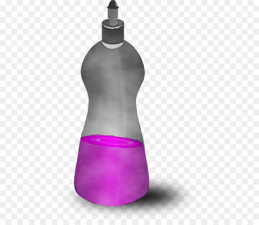 Purpurrote violette magenta rosa Flasche - 