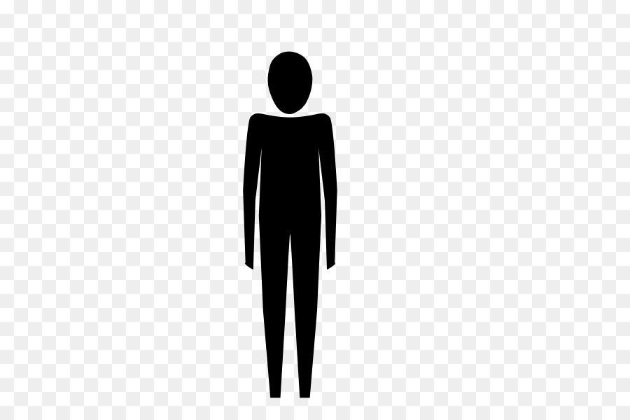 sagoma maschile in piedi nera in bianco e nero - Umano obsoleto