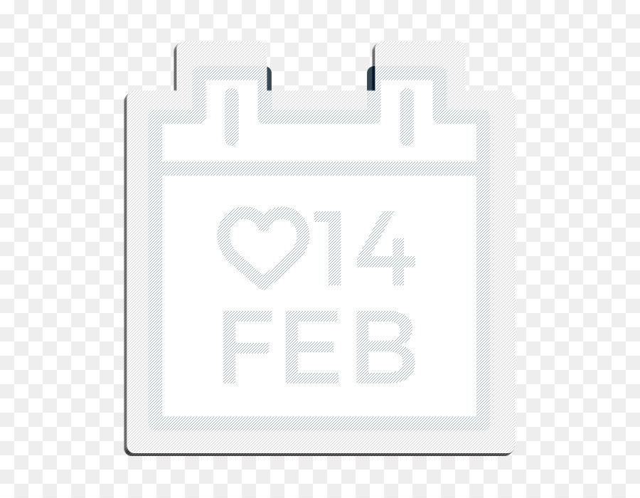 Kalendersymbol Valentinstag-Symbol - 