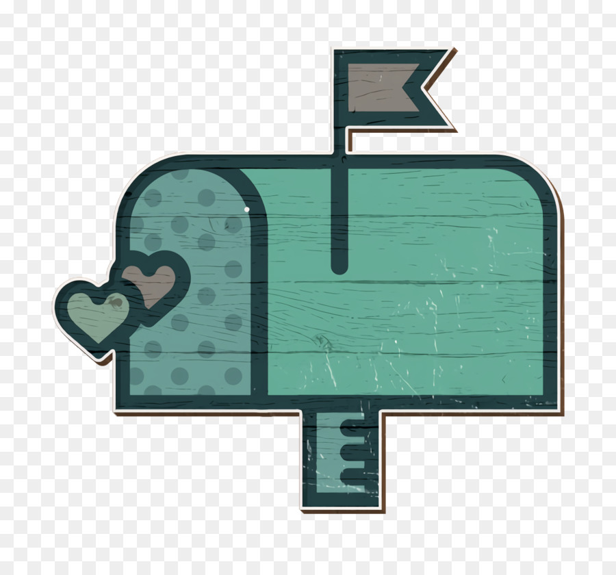 hearts icon mailbox icon valentines icon