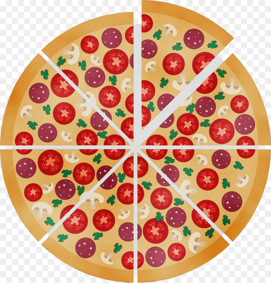 Muster Kreis Innenarchitektur Pepperoni - 