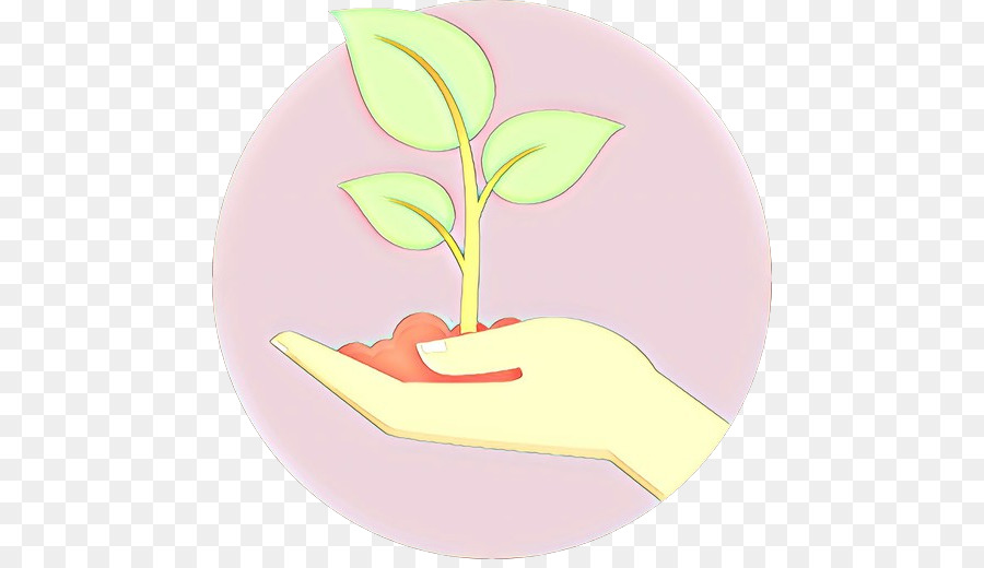 Rosa Leaf Cartoon-Pflanzenbaum - 
