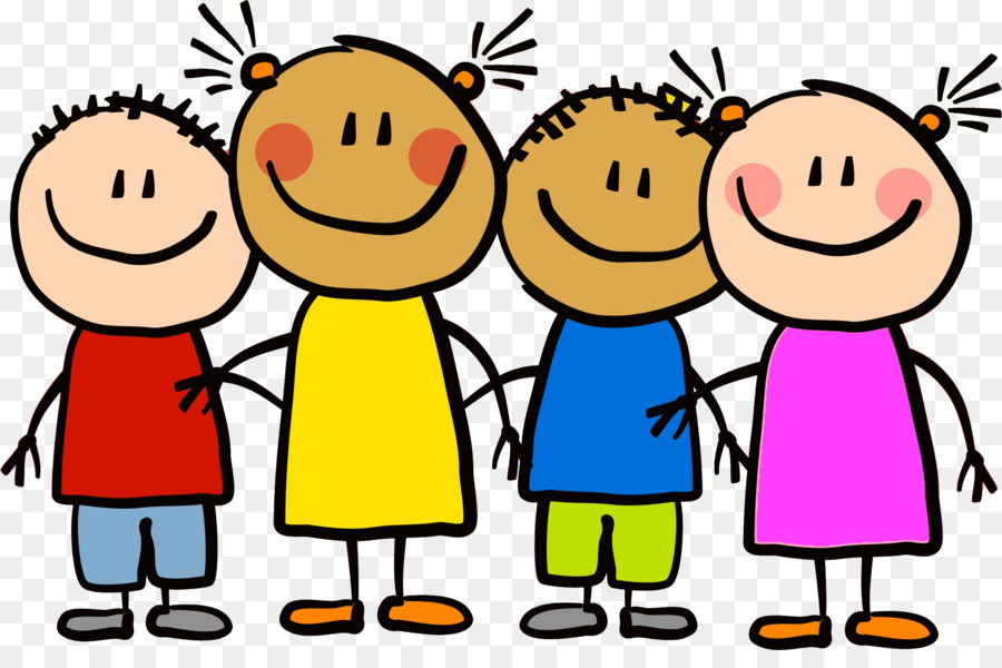 people cartoon social group child facial expression