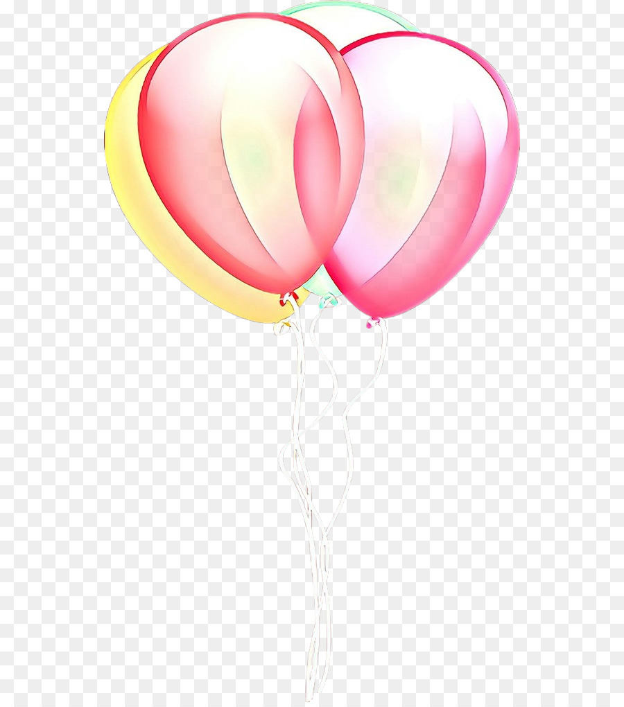 Ballon rosa Herz-Party-Angebot - 