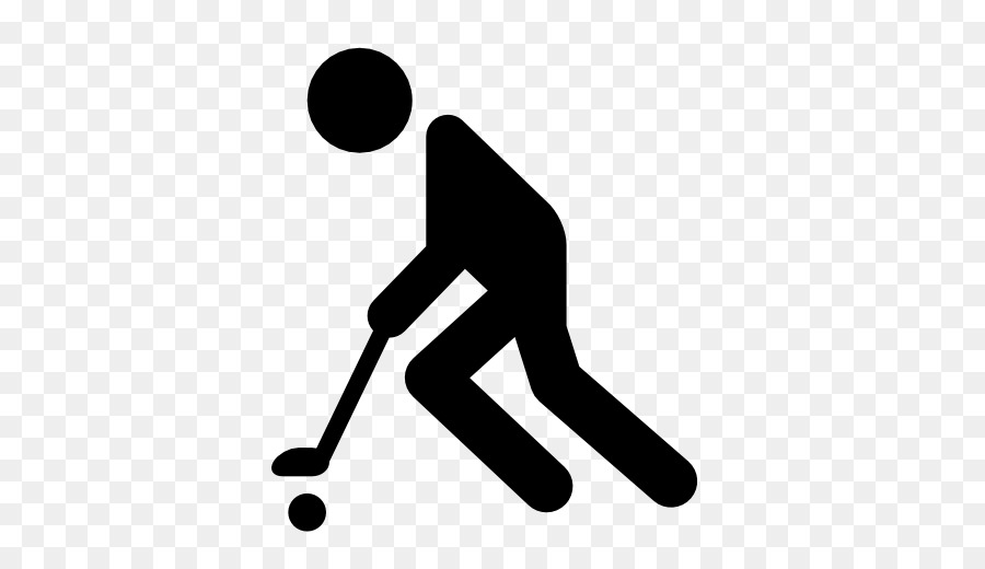 Linie Silhouette Schrift Logo Feldhockey - Eisbahn Sport Png Hockey