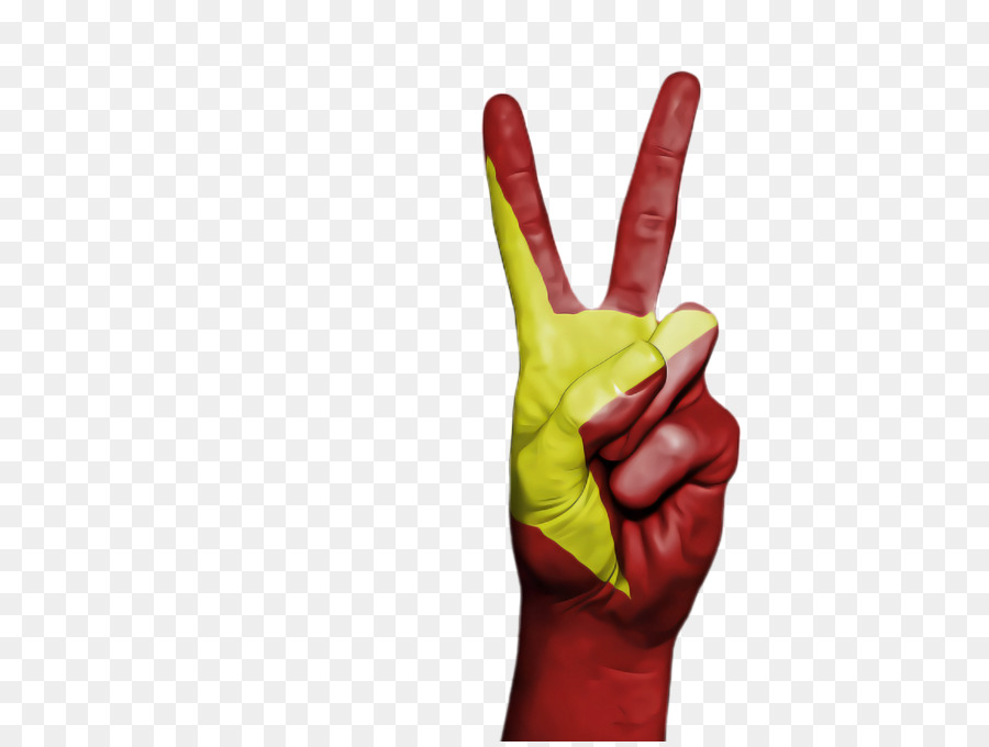 finger hand red gesture thumb