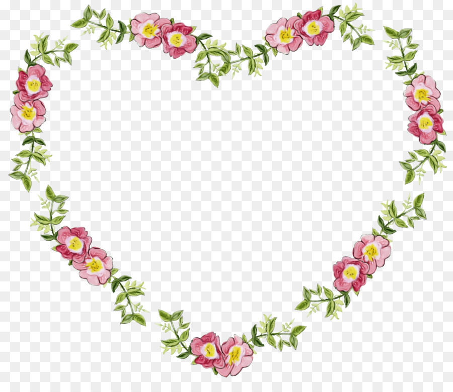 heart pink lei plant flower