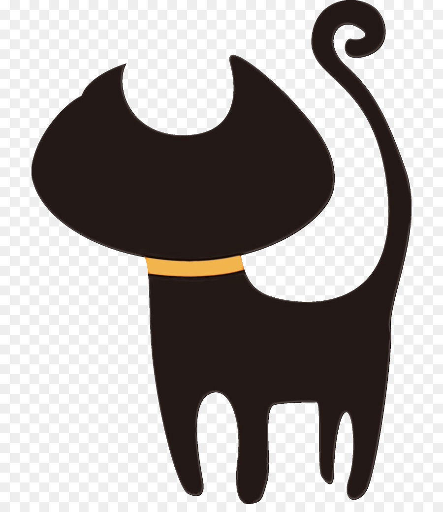 mèo đen mèo nhỏ đến cỡ trung bình - 