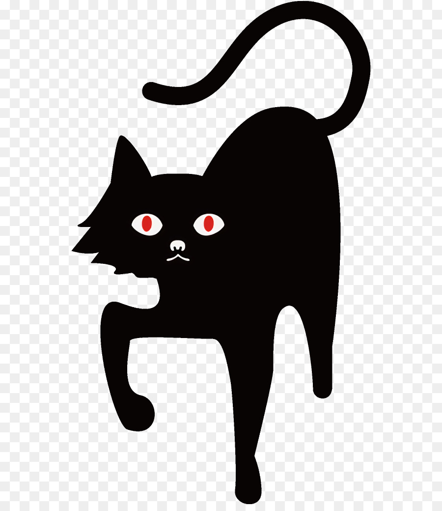 gatto nero gatto di halloween - 