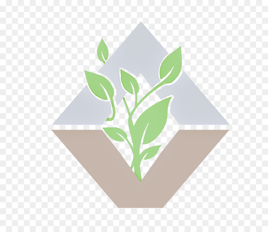 green leaf logo plant flower