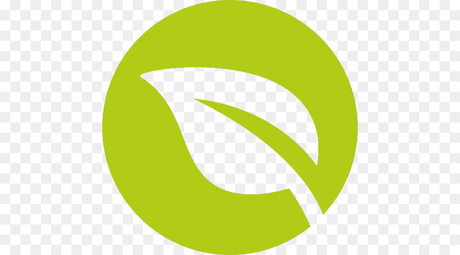 Simbolo del font del cerchio del logo verde - 