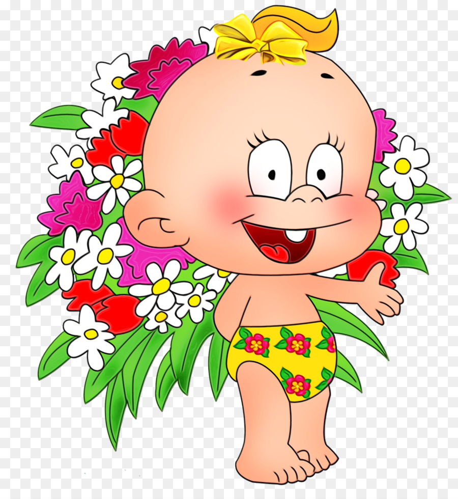 Cartoon Schnittblumen Bouquet Pflanze Blume - 