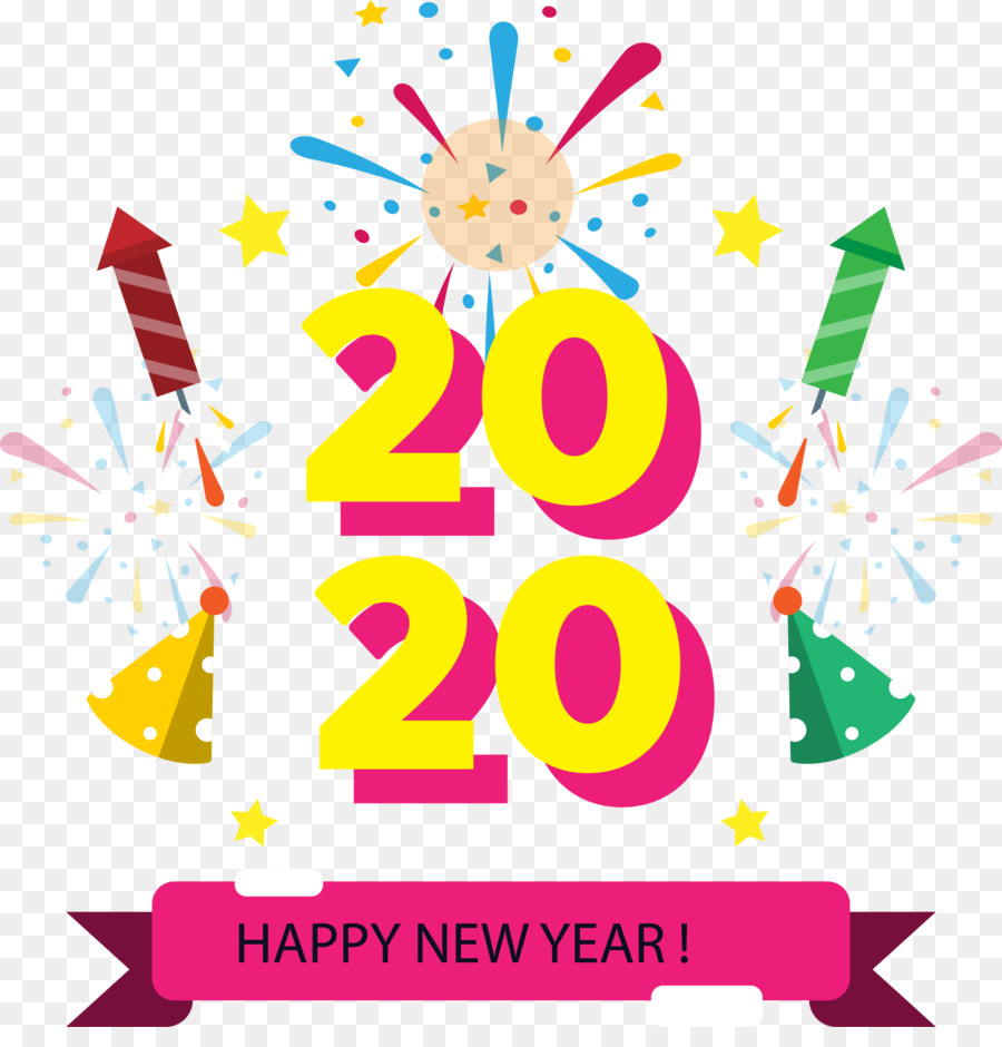 2020 happy new year 2020 happy new year png download - 2927*3000 ...