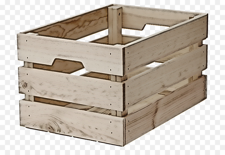 box wood crate beige plywood