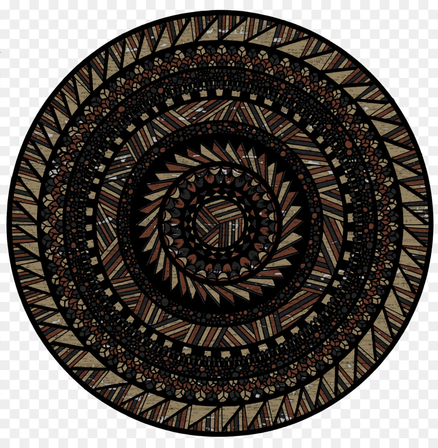 brown plate circle tableware rug