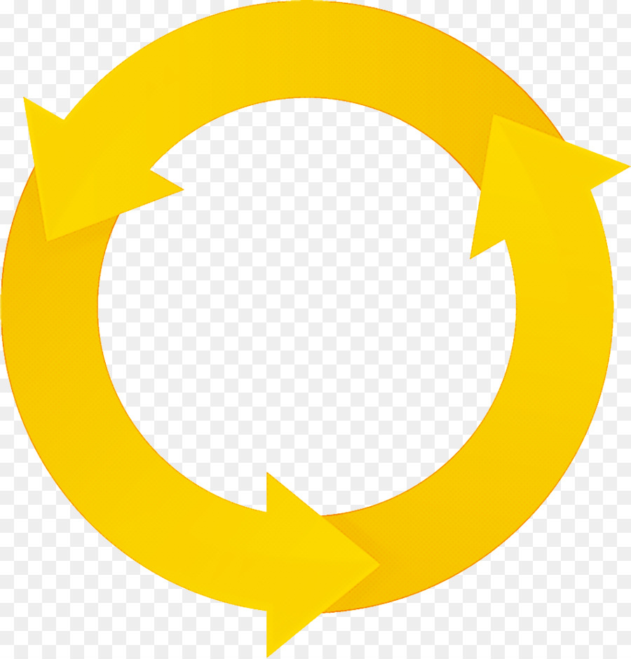 Gelben Kreis Symbol - 