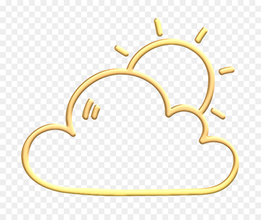 cloud icon bewölktes Symbol Vorhersage Symbol - 